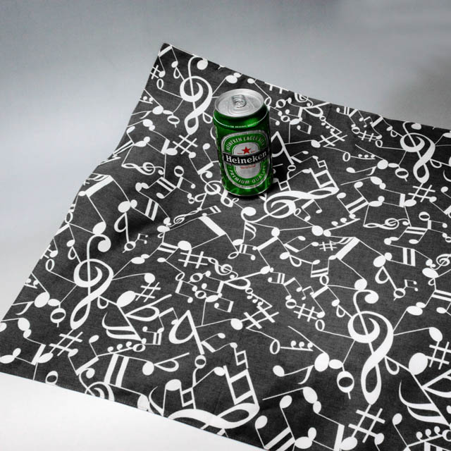 音楽記号 小風呂敷 音楽雑貨 音楽グッズ