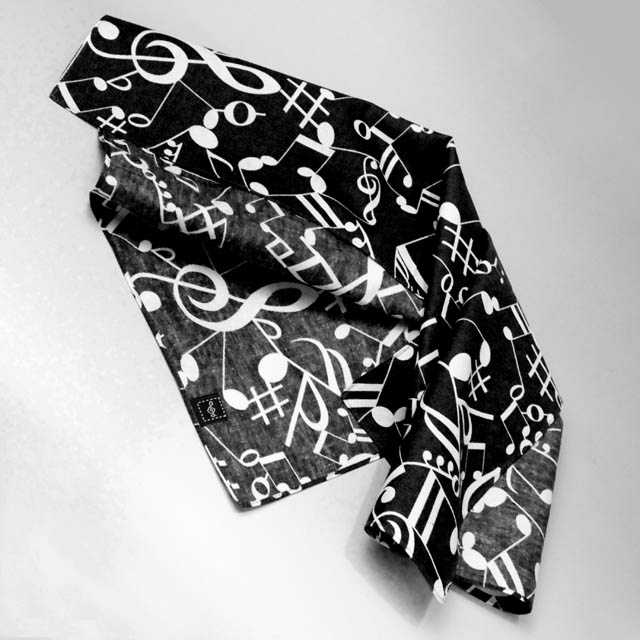 音楽記号 小風呂敷 音楽雑貨 音楽グッズ