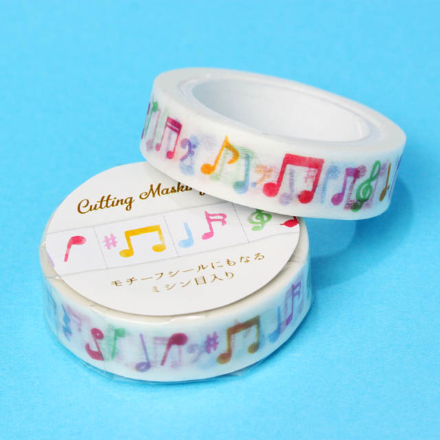 10mm幅 Masking Tape 音符 433585 音楽雑貨・アクセサリー専門店
