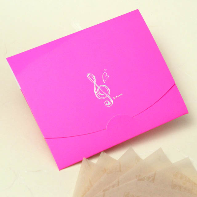 楽譜あぶらとり紙 クリーニングペーパー ト音記号 音楽雑貨