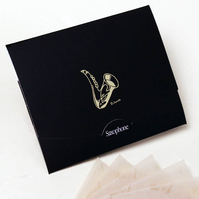 楽譜あぶらとり紙 クリーニングペーパー サックス 音楽雑貨