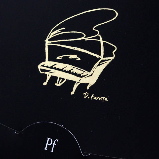 楽譜あぶらとり紙 クリーニングペーパー グランドピアノ 音楽雑貨