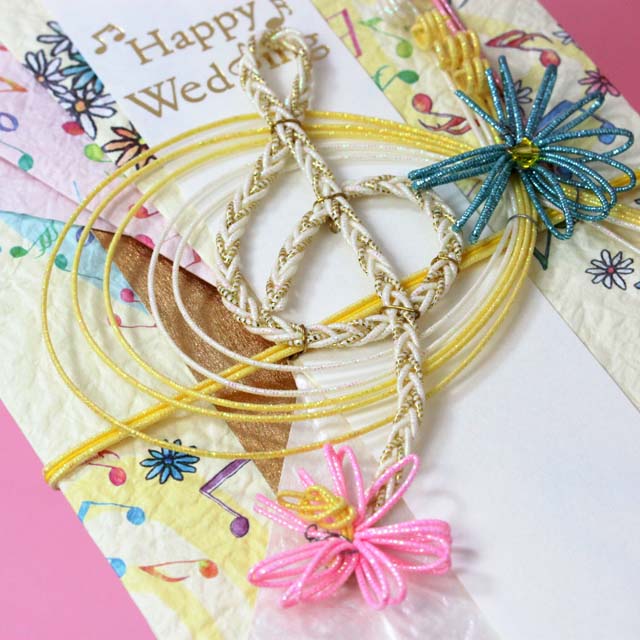 祝儀袋 結婚祝 ト音記号 音符 音楽雑貨