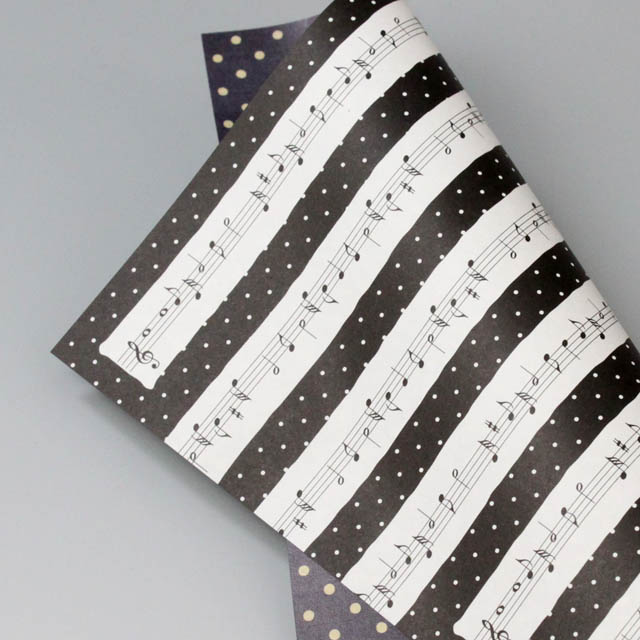 折り紙 リバーシブル 音符 ホルン トランペット 弦楽器