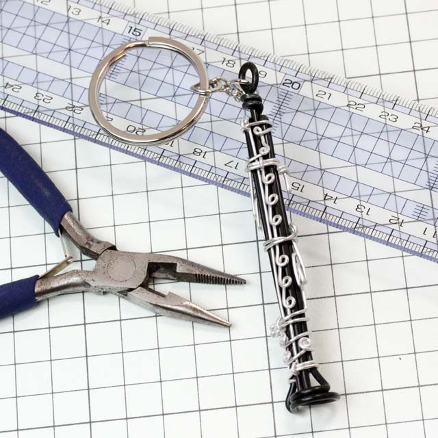 wire art ワイヤーアート クラリネット Clarinet 音楽雑貨 音楽グッズ