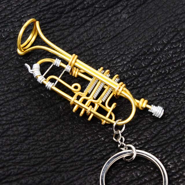 wire art ワイヤーアート トランペット Trumpet 音楽雑貨 音楽グッズ