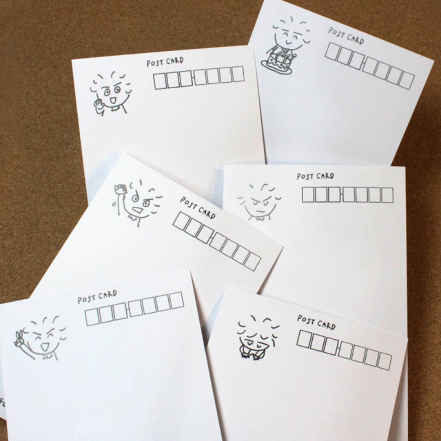 Ozart 小澤一雄 ポストカード 絵葉書 音楽雑貨 バッハ モーツァルト ベートーヴェン