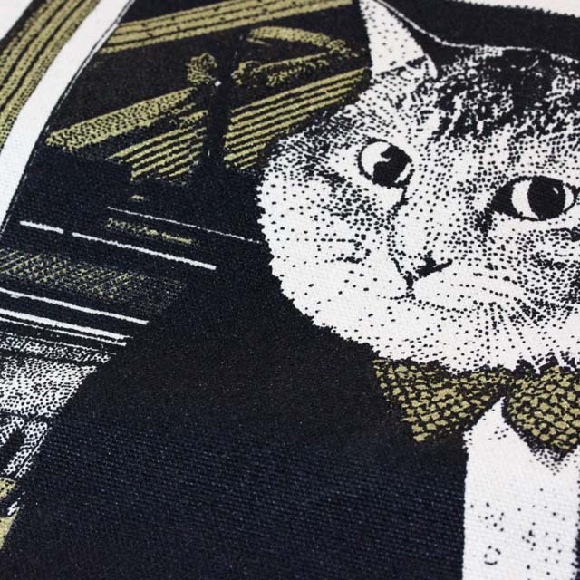 ピアノ 厚手コットンキャンバス トート 音楽雑貨