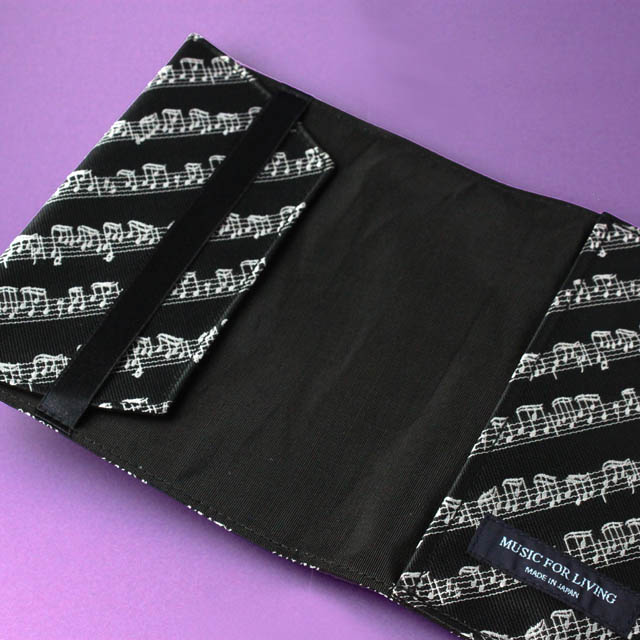 クラバット ブックカバー 楽譜 音符 音楽グッズ 音楽雑貨