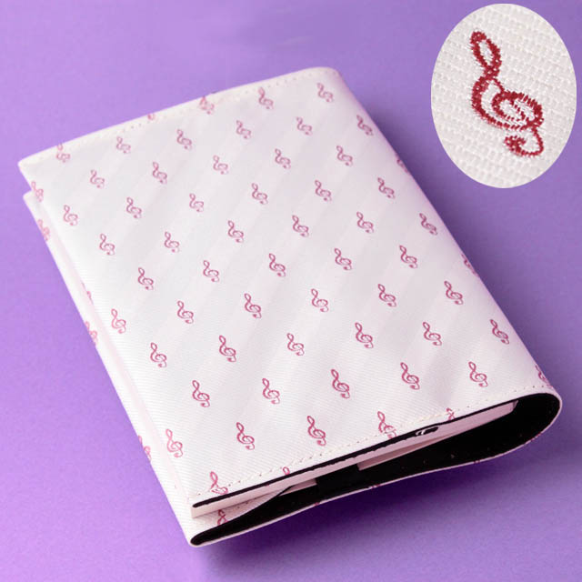 クラバット ブックカバー ト音記号 音楽グッズ 音楽雑貨