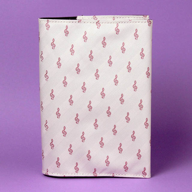 クラバット ブックカバー ト音記号 音楽グッズ 音楽雑貨