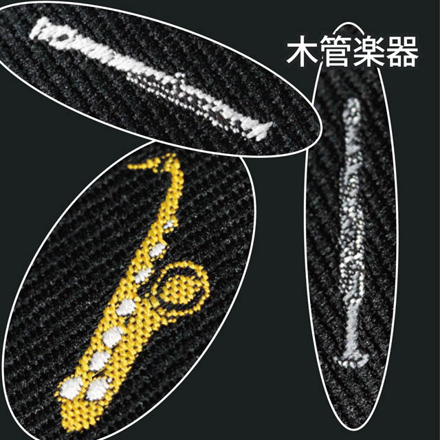 クラバット ペンポーチ 管楽器 音楽グッズ 音楽雑貨