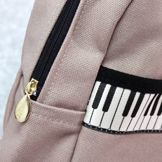 鍵盤織リボン レスナーバッグ ピアノ 音楽雑貨
