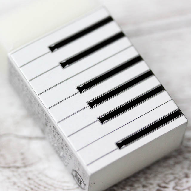 ピアノ鍵盤 消しゴム 音楽雑貨 音楽グッズ