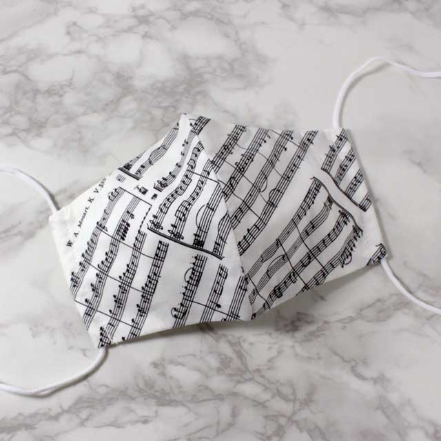 マスク アイネクライネナハトムジーク 楽譜 音楽雑貨 音楽グッズ