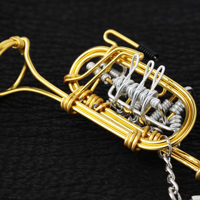 wire art ワイヤーアート ロータリー トランペット Rotary Trumpet 音楽雑貨 音楽グッズ