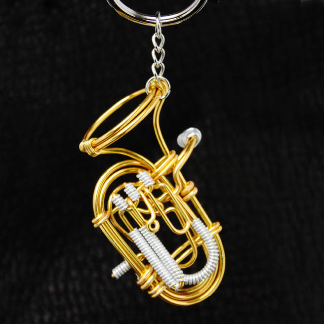 wire art ワイヤーアート ユーフォニアム Euphonium 音楽雑貨 音楽グッズ