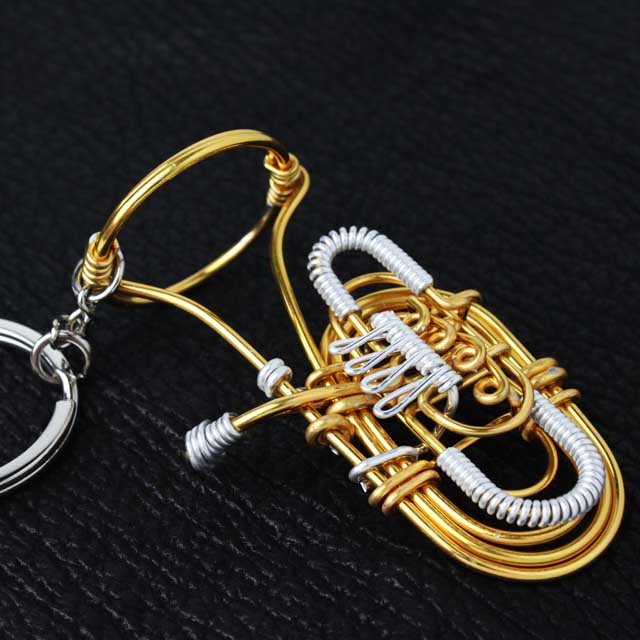 wire art ワイヤーアート ロータリーチューバ Tuba 音楽雑貨 音楽グッズ