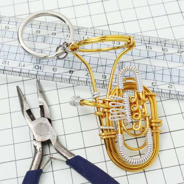 wire art ワイヤーアート ロータリーチューバ Tuba 音楽雑貨 音楽グッズ