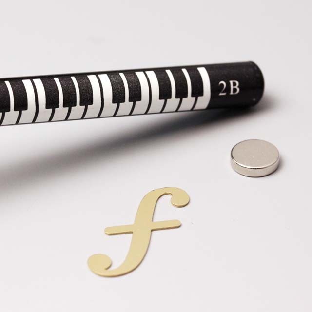 マスク・デコ マグネット フォルテ 音楽グッズ 音楽雑貨