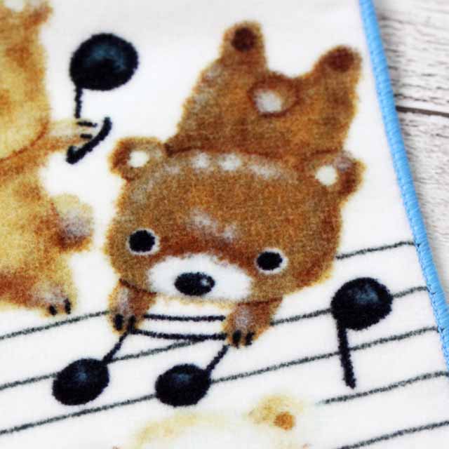 クマ 音符 タオル 音楽雑貨