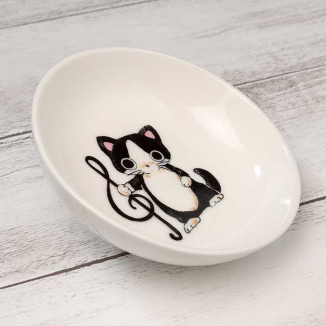 Ｙamaneko 音符 豆絵皿 音楽雑貨