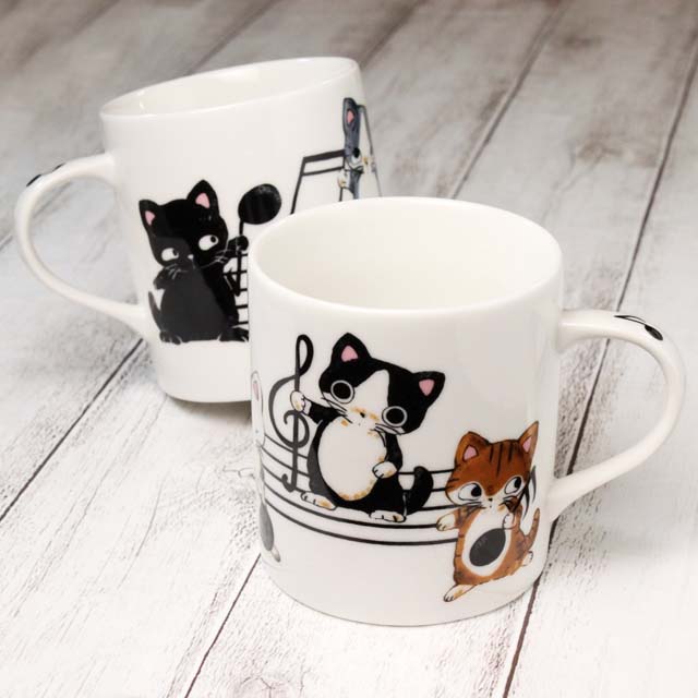Ｙamaneko 音符 マグカップ 音楽雑貨