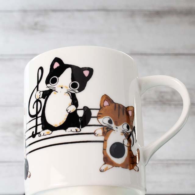 Ｙamaneko 音符 マグカップ 音楽雑貨