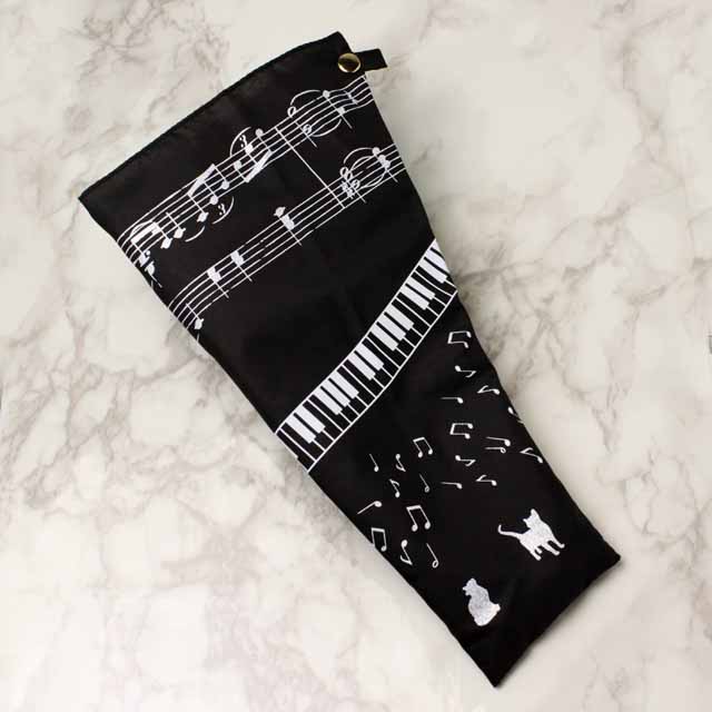 軽量傘 折畳み傘 楽譜 ピアノ鍵盤 音楽雑貨