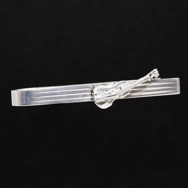 希少品】 HW Silver コントラバス タイバー （タイピン） 音楽