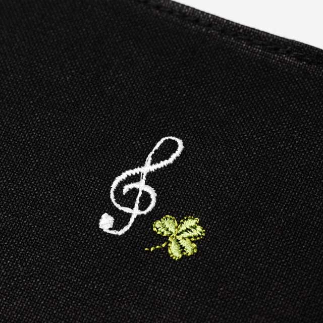 音部刺繍 ブックカバー 《ト音記号》 音楽雑貨・アクセサリー