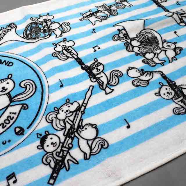 フェイスタオル リ吹部 吹奏楽コンクール 音楽雑貨 音楽グッズ