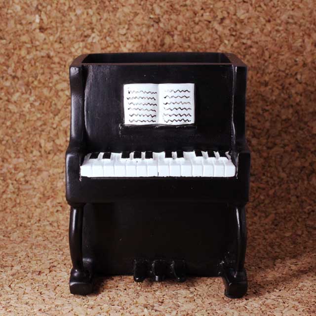 Piano アップライトピアノ ペンスタンド 音楽雑貨 音楽グッズ