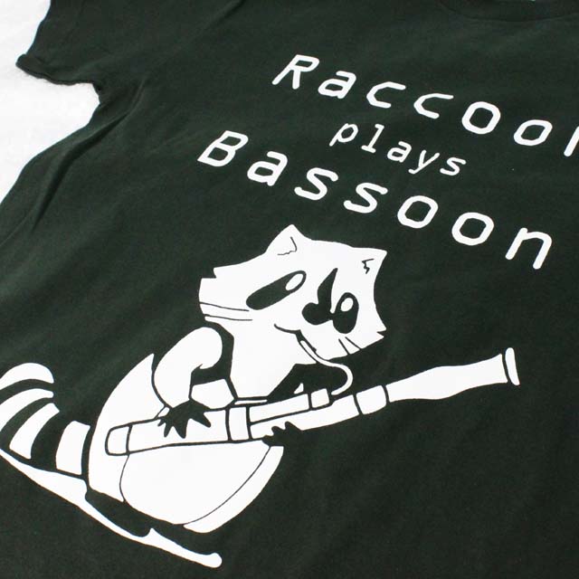 Raccoon plays Bassoon ファゴット バスーン 音楽雑貨 音楽グッズ