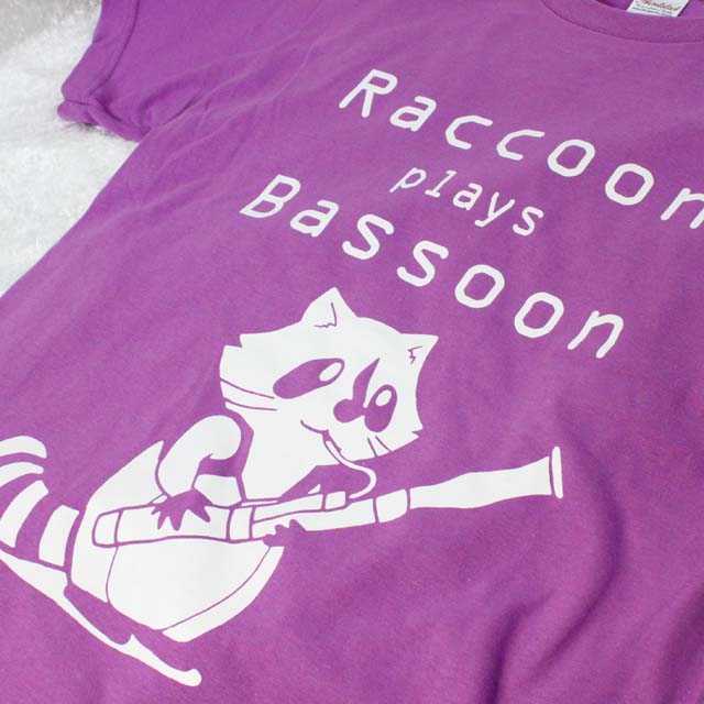 Raccoon plays Bassoon ファゴット バスーン 音楽雑貨 音楽グッズ