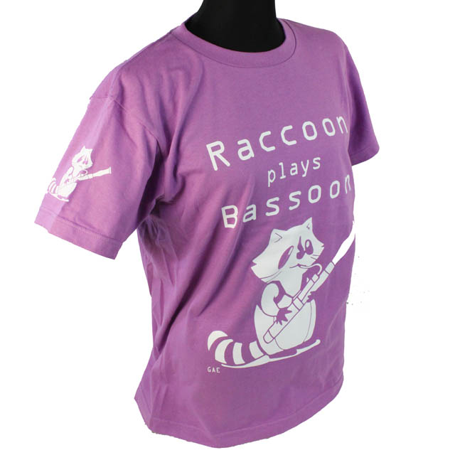 Raccoon plays Bassoon ファゴット バスーン 音楽雑貨 音楽グッズ
