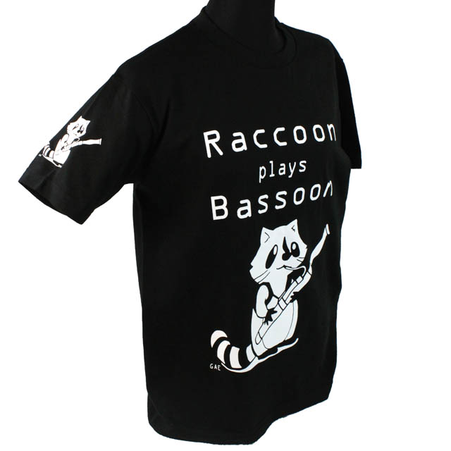 Raccoon plays Bassoon ファゴット バスーン 音楽雑貨 音楽グッズ