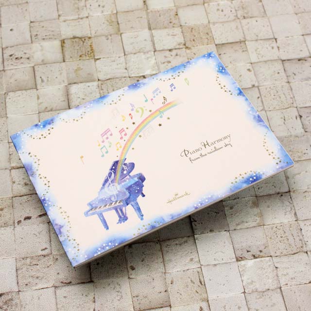 はがき箋 絵葉書 piano harmony ピアノハーモニー 音楽グッズ 音楽雑貨