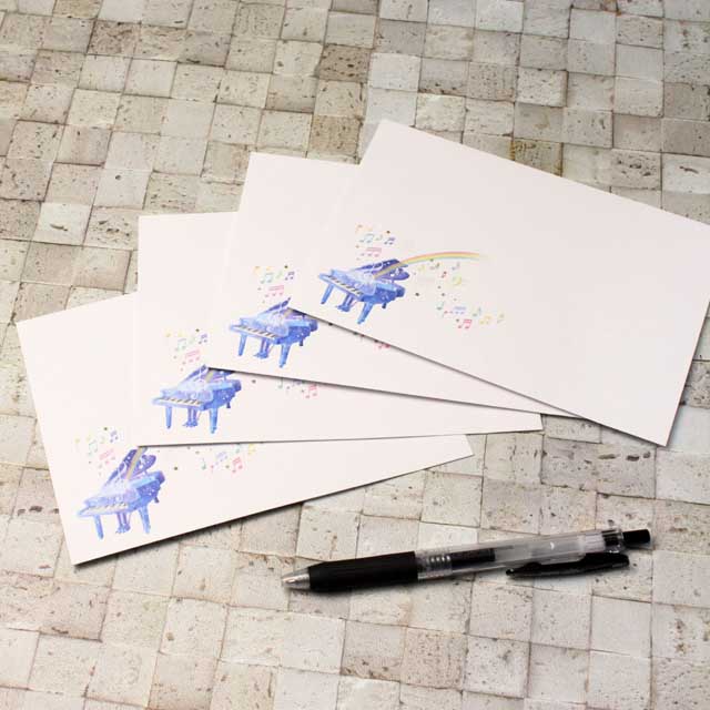 封筒 piano harmony ピアノハーモニー 音楽グッズ 音楽雑貨
