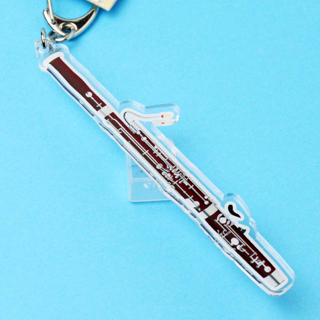 ファゴット バスーン fagott Bassoon ネームタグ キーホルダー 音楽雑貨 音楽グッズ