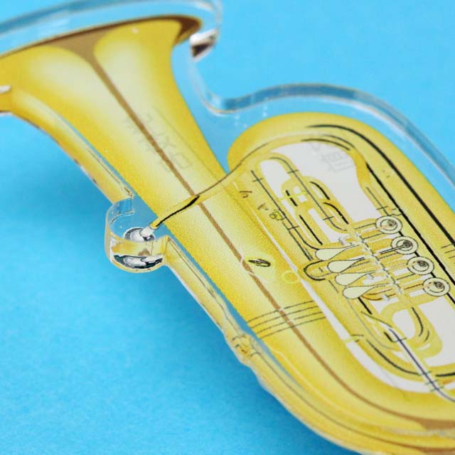 チューバ Tuba ネームタグ キーホルダー 音楽雑貨 音楽グッズ