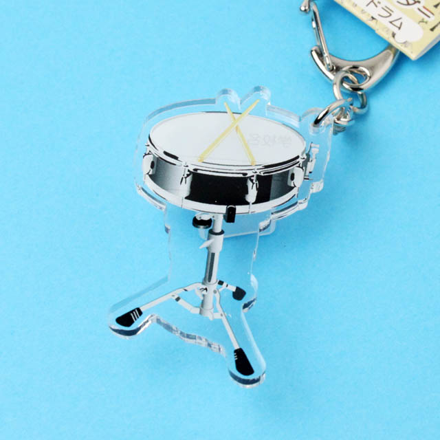 スネアドラム Snare Drum ネームタグ キーホルダー 音楽雑貨 音楽グッズ