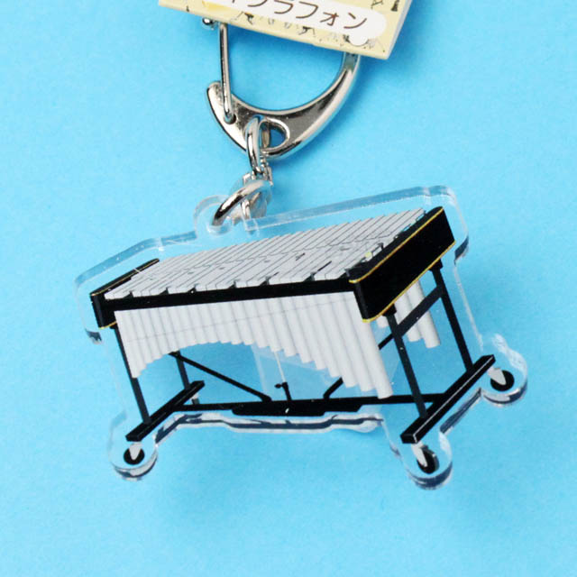 ヴィブラフォン Vibraphone ネームタグ キーホルダー 音楽雑貨 音楽グッズ