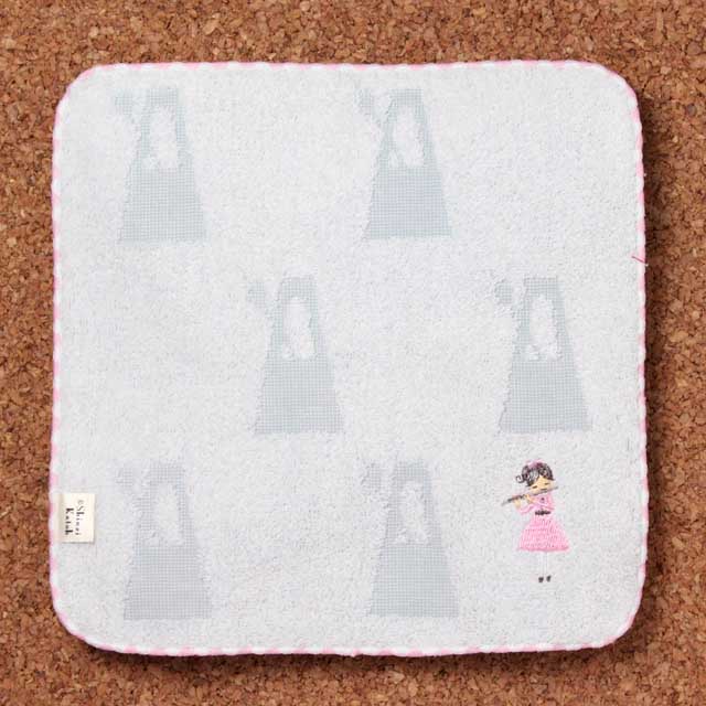 音楽雑貨 タオルハンカチ ShinziKatoh フルート Flute