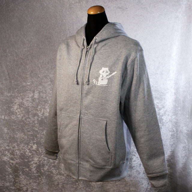 Raccoon plays Bassoon ファゴット バスーン パーカー音楽雑貨 音楽グッズ