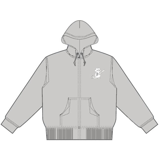 Raccoon plays Bassoon ファゴット バスーン パーカー 音楽雑貨 音楽グッズ