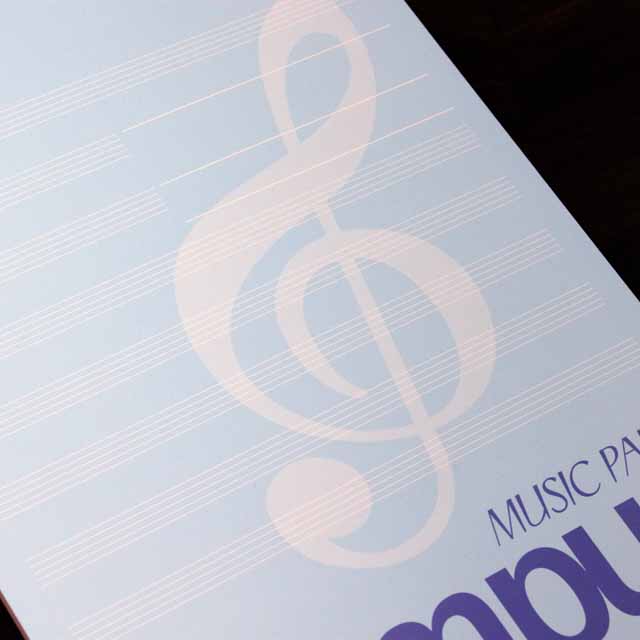 A4版 五線レポートパッド ５線紙 五線紙 五線譜 ５線譜 music pad 音楽雑貨 音楽グッズ 写譜