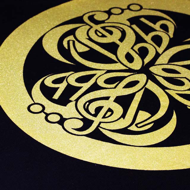 音楽紋付 ト音記号 ヘ音記号 Ｔシャツ 音楽雑貨 音楽グッズ 