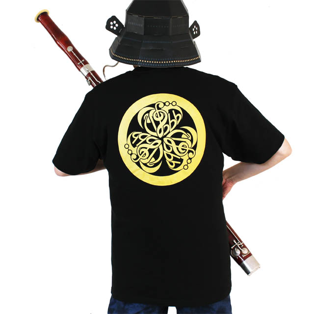 音楽紋付 ト音記号 ヘ音記号 Ｔシャツ 音楽雑貨 音楽グッズ 