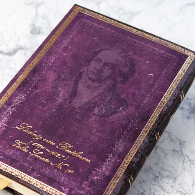 paperblanks ダイアリー2023 ベートーヴェン Beethoven ヴァイオリンソナタ 音楽雑貨 音楽グッズ 音楽ギフト